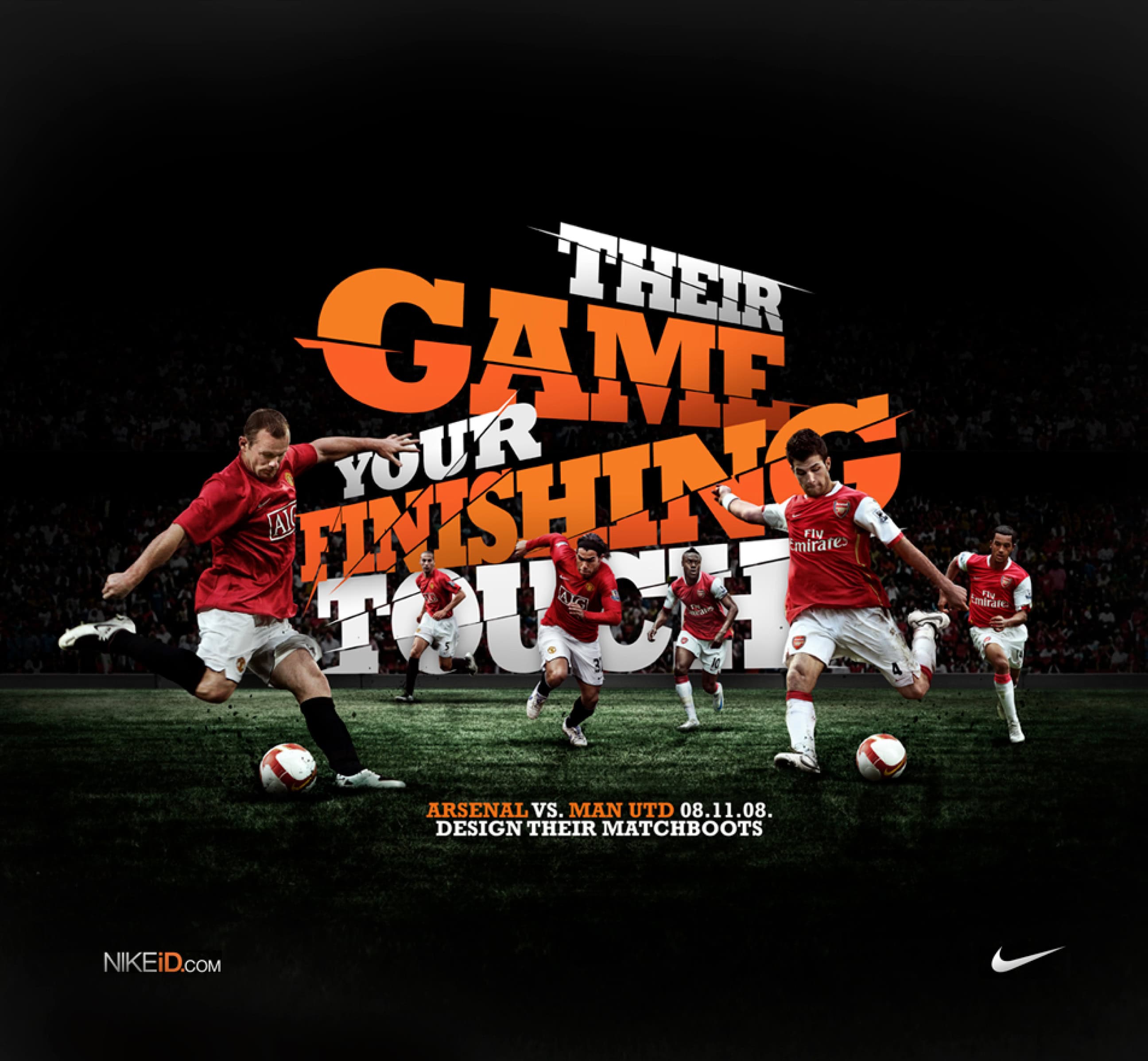 Key Art für NikeID Their Game Your Finishing Touch